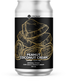 Cerveja Croma Peanut Coconut Cream - 12,5% ABV - 350ml