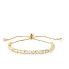 Pulseira Riviera 3mm Cravação em Zircônia e Fecho Shambala Referência: PUL-651