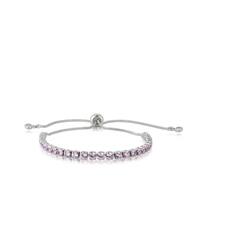 Pulseira Riviera 3mm Cravação em Zircônia e Fecho Shambala Referência: PUL-620-3