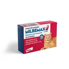 Vermifugo Elanco Milbemax FC para Gatos de 2 Kg a 8 Kg com 2 Comprimidos