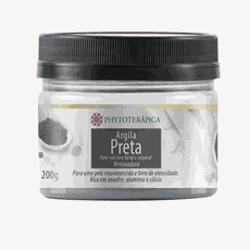Argila Preta Renovadora - 200g - Phytoterápica