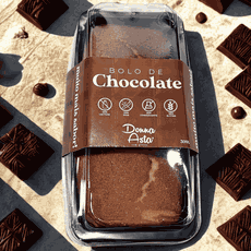 Bolo de Chocolate Sem Glúten - 300g - Donna Asta