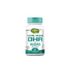 Ômega 3 - Total Vegan DHA de Algas - 60 Cáps. - Unilife