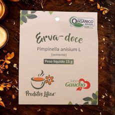 Chá de Erva Doce - 15g - Sabor Gaúcho