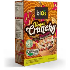 biO2 Vegan Crunchy Cenoura, Beterraba, Cacau e Caramelo 200 g