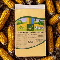 Farinha de Milho Branca - 1kg - Coopernatural