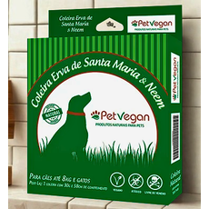 Coleira Repelente 8kg a 15kg (Cães) - Erva de Santa Maria e Neem - Pet Vegan
