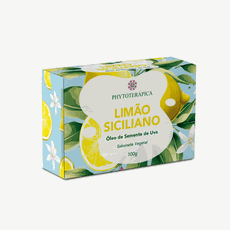 Sabonete Vegetal - Limão-Siciliano e Óleo de Semente de Uva - 100g - Phytoterápica