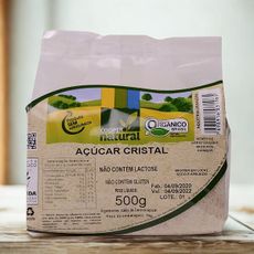 Açúcar Cristal Orgânico - 500g - Coopernatural