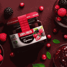 Geleia - Frutas Vermelhas - 160g - Superbom