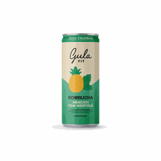 Kombucha Lata - Abacaxi com Hortelã - 269ml - Gula Fit