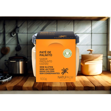 Patê de Palmito Presunto - 100g - Natupalm