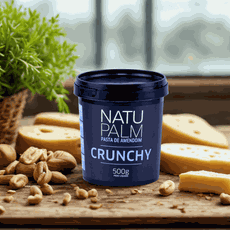 Pasta de Amendoim Crunchy Crocante - 500g - Natupalm