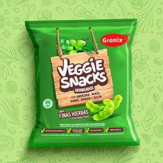 Veggie Snack - Ervas Finas - Granix - 45g - Superbom