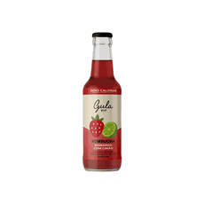 Kombucha - Morango com Limão - 280ml - Gula Fit