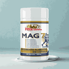 Mag 7 Complexo de Magnésio - 120 Cáps. - Rei Terra