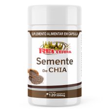 Semente de Chia - 120 Cáps. - Rei Terra