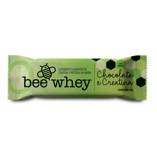 Barra de Proteína BeeWhey Chocolate + Creatina | Caixa com 12 barras