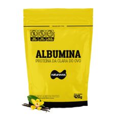 ALBUMINA NATUROVOS 420G BAUNILHA