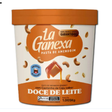 PASTA DE AMENDOIM LA GANEXA 1,005KG DOCE DE LEITE