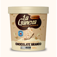 PASTA DE AMENDOIM LA GANEXA 1,005KG CHOCOLATE BRANCO