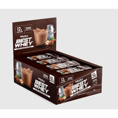 BEST WHEY BAR C/ 12UN 49G LEITE, CACAU & AVELÃ