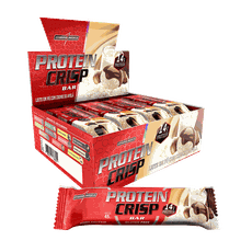 BARRA DE PROTEINA CRISP 45GR LEITE EM PO CAIXA C/12