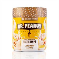 PASTA DE AMENDOIN DR PEANUT 600G LEITE EM PO