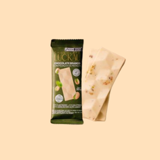 Chocolate Branco com Pistache | LUCKAU (20g)
