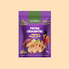 Fatias Crocantes de Frango com Batata Doce Liofilizadas | LYOVIBES (25g)