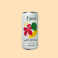 Água com gás saborizada - Bizzi - Abacaxi, limão e hibisco 269ml
