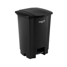 LIXEIRA 35L PEDAL QUADRADA BLACK