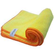 PANO\/TOALHA MICROFIBRA 40X60CM AMARELO C\/ BORDA