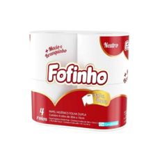 PAPEL HIGIENICO 030M FL DUPLA FOFINHO NEUTRO C\/4RLS 1836