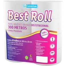 PAPEL HIGIENICO 300M BEST ROLL C\/8RLS