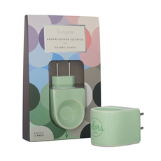 AROMATIZADOR ELETRICO VIA AROMA COLORS CANDY VERDE