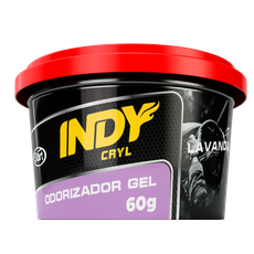 INDY ODORIZADOR GEL LAVANDA 60G