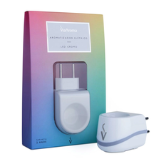 AROMATIZADOR ELETRICO VIA AROMA STANDARD LED CROMO