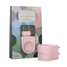 AROMATIZADOR ELETRICO VIA AROMA COLORS CANDY ROSA