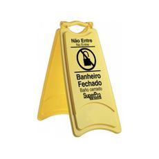 PLACA SINALIZADORA BANHEIRO FECHADO REF9244