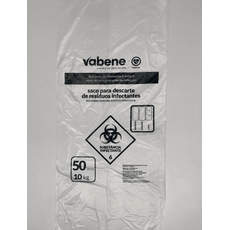 SACO DE LIXO 050L BRANCO INFECTANTE C\/100UN