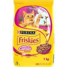 Ração Seca Nestlé Purina Friskies Mix de Carnes para Gatos Adultos
