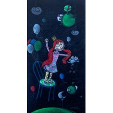 Clayton Silva - O sonho de Elisabete - Óleo sobre tela - 30x60cm - a.n.v - 2012_com_moldura