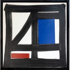 Khristianos - Geométrico - Acrílica  sobre tela - 70x70cm - a.c.i.d e verso - 2019_com_moldura