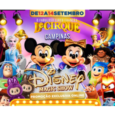 [13 e 14/09] Disney Magic Show no LeCique
