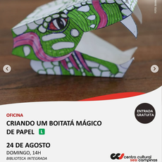 [24/08] Oficina Boitatá de Papel - SESI