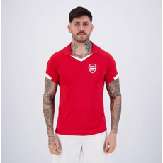 Camisa Retrô Arsenal – Clássica Vermelha Masculina
