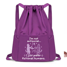 Bag Saco "I'm not antisocial..."