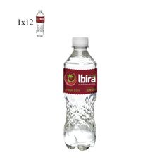 Água Mineral Natural Ibirá Com Gás Garrafa 510 ml Pack com 12 Unidades