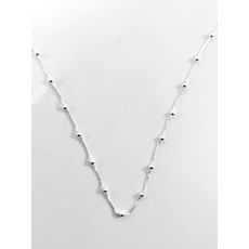 Corrente Veneziana Bolinha em Prata